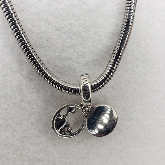 The Nightmare Before Christmas Jack Skeleton Bracelet Charm 925 Sterling Silver - Picture 6 of 6